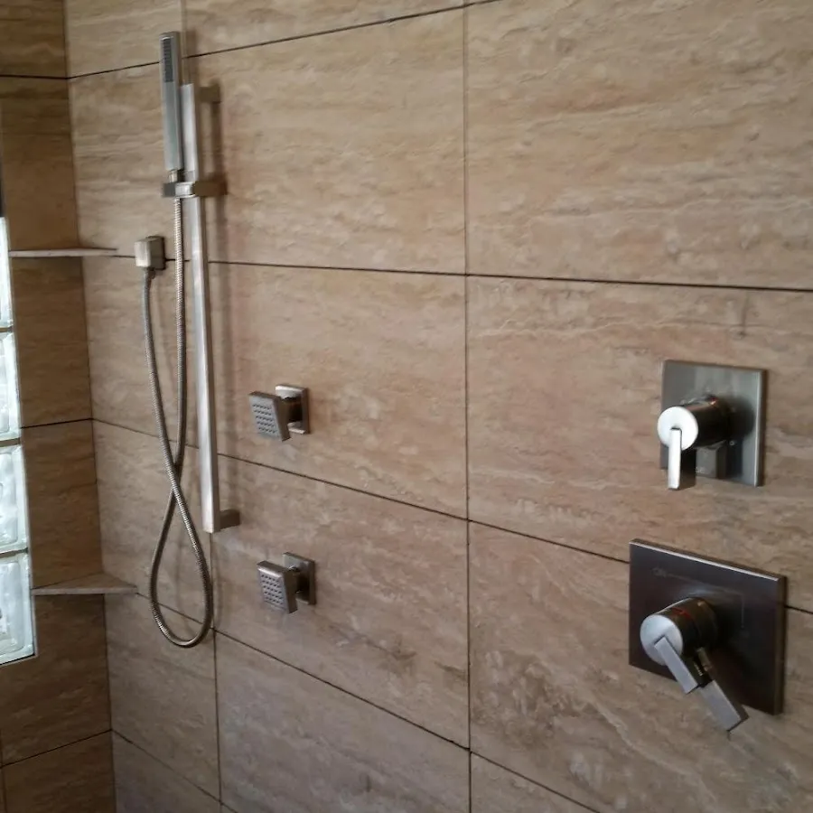 Shower fixture installation for Water Heater Replacement in Las Vegas